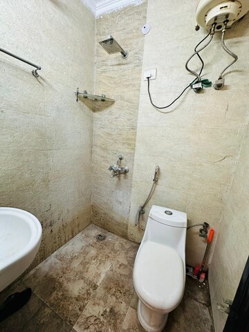 Bathroom in 1 BHK Builder Floor at Saket – for Rent