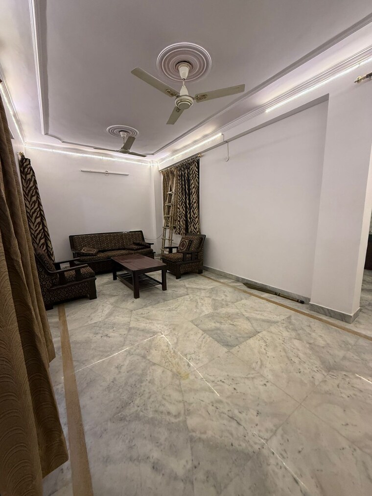 Bedroom, lado sarai 3 Bedroom 1200 Sq.Ft. Builder Floor In Lado Sarai Delhi 9666765