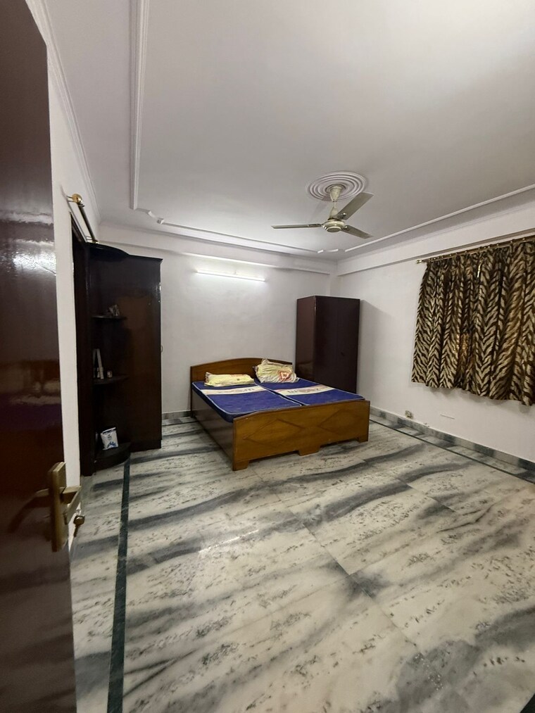 Bedroom, lado sarai 3 Bedroom 1200 Sq.Ft. Builder Floor In Lado Sarai Delhi 9666765