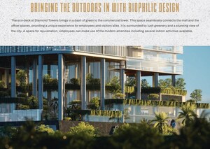  Office Space – Exterior View View at SAS Diamond Towers, Financial District - for Sale