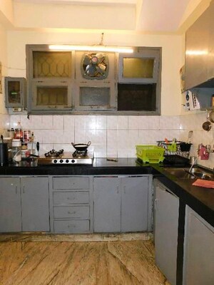 Kitchen in 3 BHK Builder Floor at Hauz Khas – for Rent