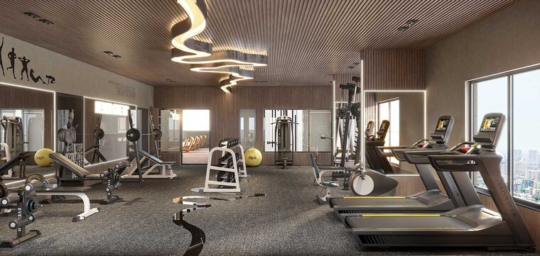 Gym, orbit-tarang 3 Bedroom 1185 Sq.Ft. Apartment In Bt Road Kolkata 9666816