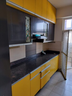 Kitchen in 3.5 BHK Apartment at Nirala Estate, Tech Zone 4 Greater Noida – for Rent