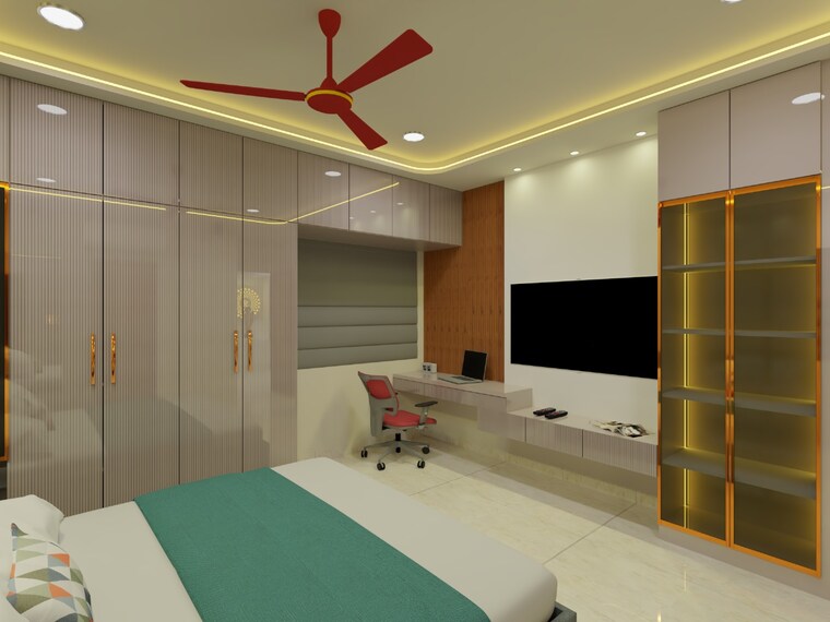 Bedroom, prestige-beverly-hills 3 Bedroom 2124 Sq.Ft. Apartment In Kokapet Hyderabad 9666838