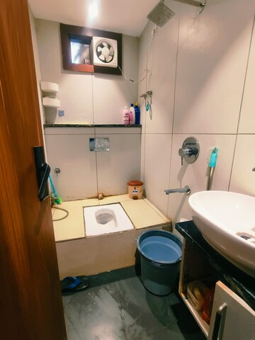 Bathroom in 3 BHK Builder Floor at Matiala – for Rent