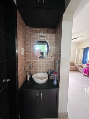 Bathroom in 2 BHK Builder Floor at New Front Apoorva, Bavdhan – for Rent