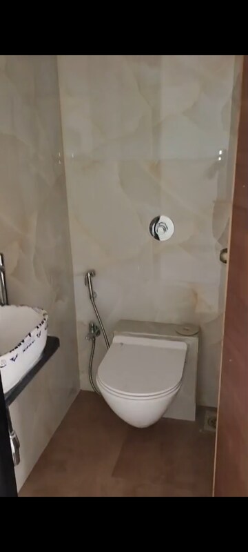 Bathroom in 2 BHK Apartment at Ashraj Krishna Bhuvan, Vile Parle East – for Rent