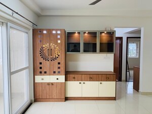 Living Room in 3 BHK Apartment at Mathikere – for Rent