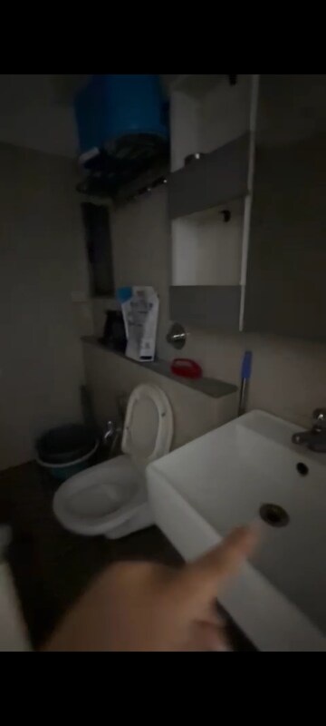 Bathroom in 3 BHK Apartment at Goyal Orchid Divine, Bopal – for Rent