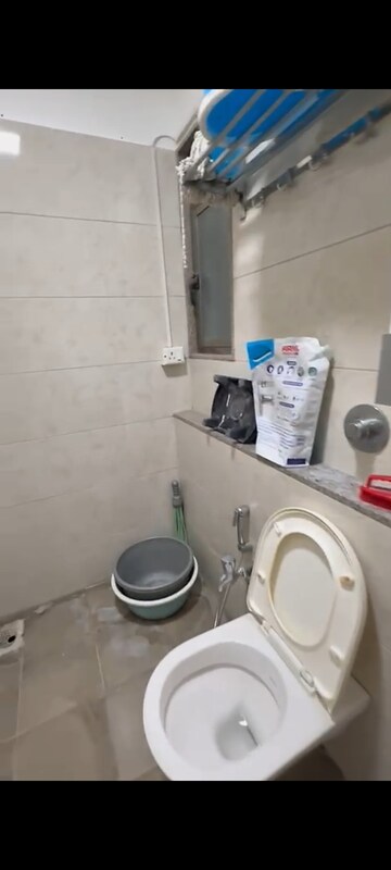 Bathroom in 3 BHK Apartment at Goyal Orchid Divine, Bopal – for Rent