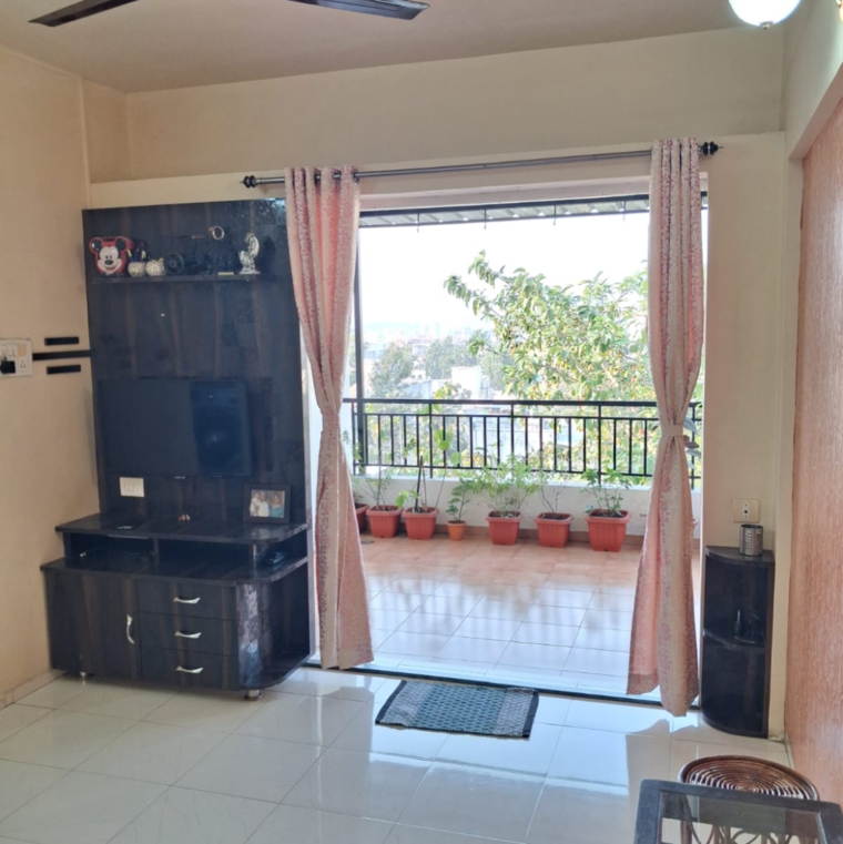 Living Room, sai-puram-building 2 Bedroom 965 Sq.Ft. Apartment In Dhayari Pune 9666994