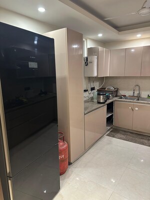 Kitchen in 3 BHK Builder Floor at Unitech South City II, Sector 50 – for Rent