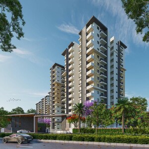 3 BHK Apartment – Exterior View View at Hallmark Pinnacle, Kollur - for Sale