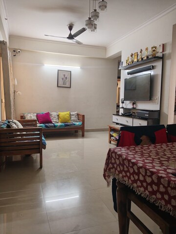 Living Room in 2 BHK Apartment at JM Florence, Tech Zone 4 Greater Noida – for Rent