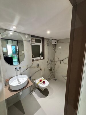 Bathroom in 1 BHK Apartment at Sanghvi S3 Ecocity Orchid, Mahajanwadi – for Sale