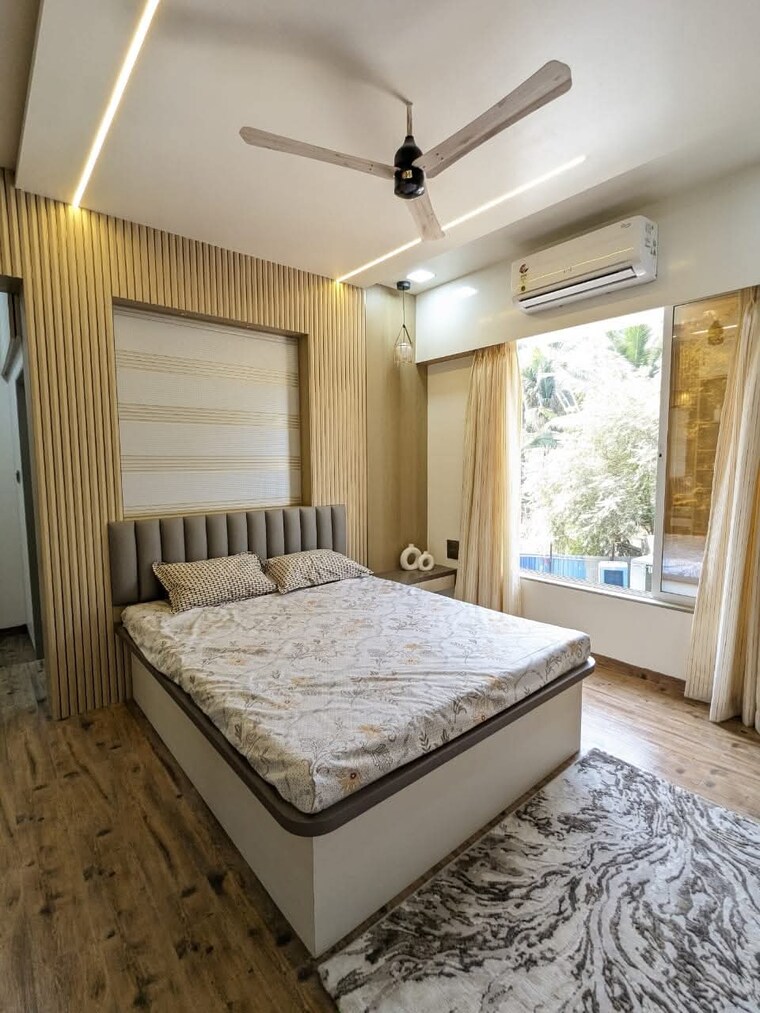 Bedroom, raymond-ten-x-habitat 2 Bedroom 640 Sq.Ft. Apartment In Pokhran Road No Two Thane 9667105