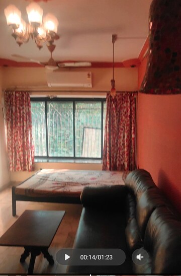 Living Room in 1 RK Apartment at Sohini Apartment, Santacruz East – for Rent