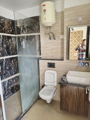 Bathroom in 3.5 BHK Builder Floor at Vipul World Floors, Sector 48 – for Rent