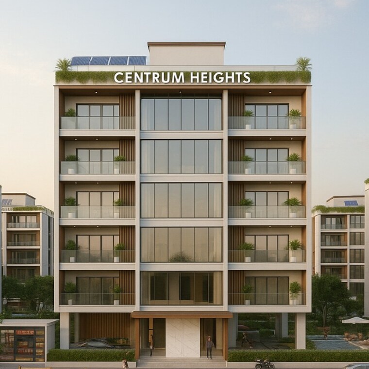 Exterior View, sector 76 3 Bedroom 1425 Sq.Ft. Builder Floor In Sector 76 Noida 9667230