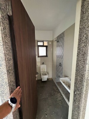 Bathroom in 3 BHK Apartment at Neminath Swagat CHSL, Andheri West – for Rent