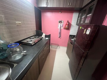 Kitchen in 3 BHK Apartment at Shri Ram Nagar Society, Aundh – for Rent