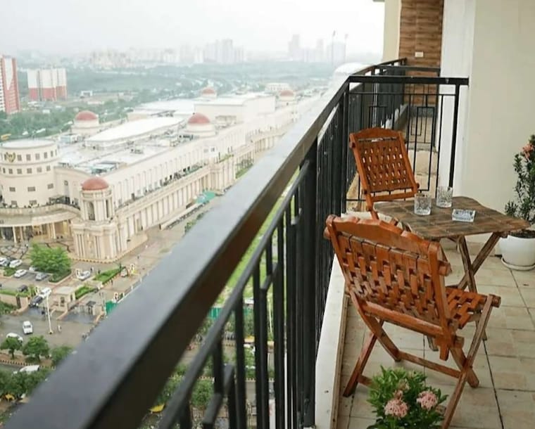 Balcony, gomti nagar 3 Bedroom 1610 Sq.Ft. Apartment In Gomti Nagar Lucknow 9667259