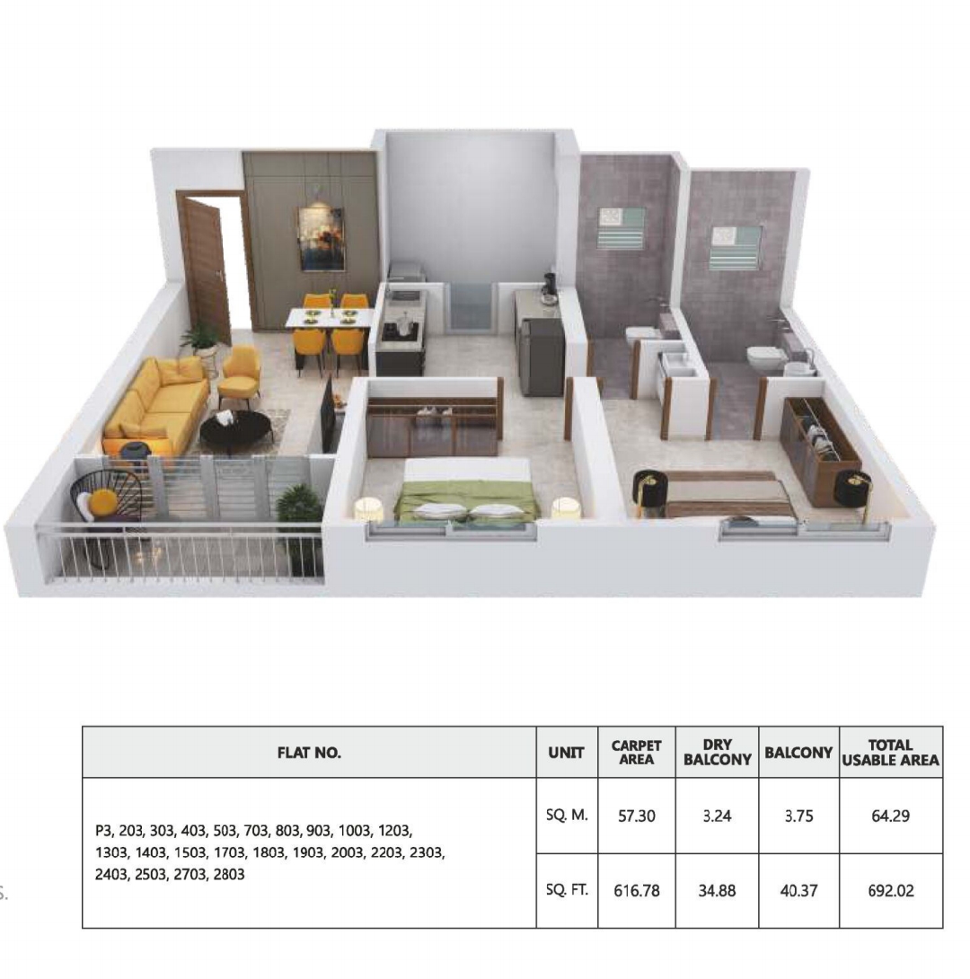 2 BHK Builder Floor For Sale in Goel Ganga Asmi