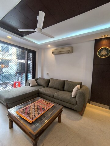 Living Room in 3 BHK Builder Floor at Greater Kailash I – for Rent