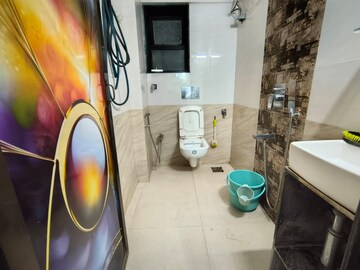 Bathroom in 2 BHK Apartment at Lok Upvan Apartment Phase 2, Vasant Vihar – for Rent