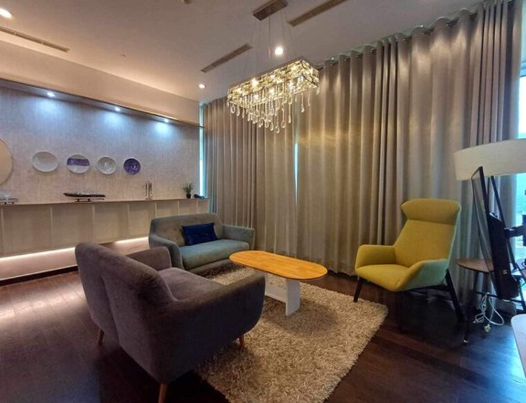 Living Room, rustomjee-crown 3 Bedroom 1343 Sq.Ft. Apartment In Prabhadevi Mumbai 9667346