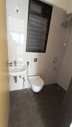 Bathroom in 2 BHK Apartment at Chandak 34 Park Estate, Goregaon West – for Rent