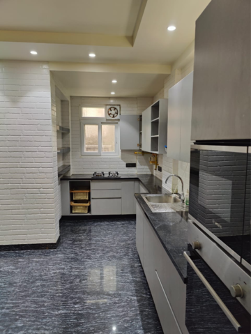 Kitchen in 4 BHK Builder Floor at Gulmohar Park – for Rent