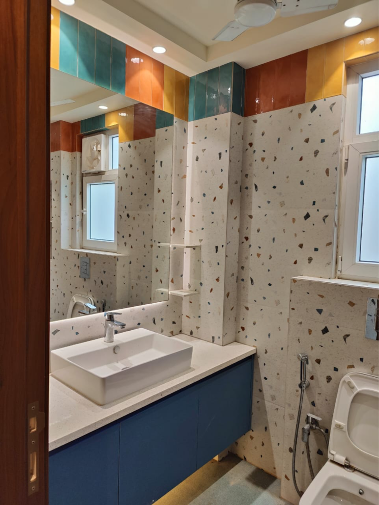 Kitchen, gulmohar park 4 Bedroom 500 Sq.Yd. Builder Floor In Gulmohar Park Delhi 9667374