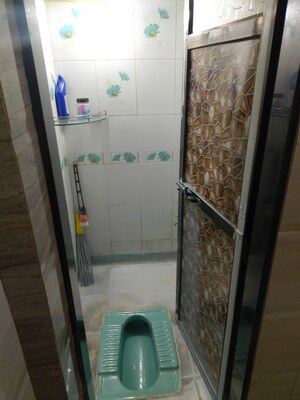 Bathroom in 1 RK Apartment at Sai Srushti CHS Kalwa, Kalwa – for Rent