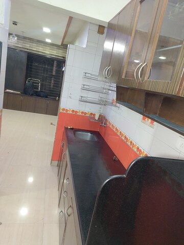 Kitchen in 1 RK Apartment at Sai Srushti CHS Kalwa, Kalwa – for Rent