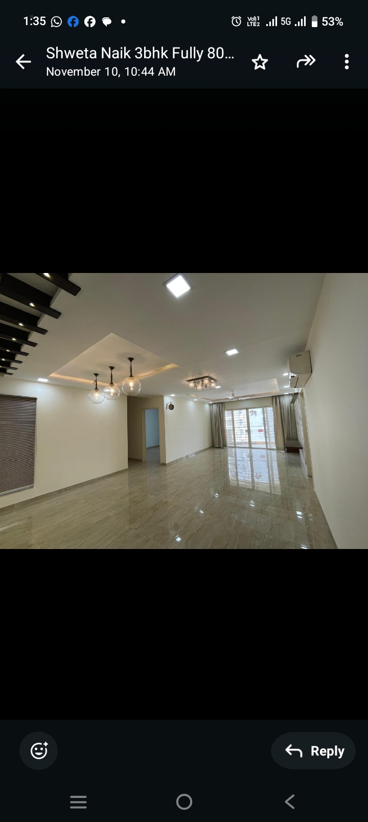 3 BHK Apartment For Rent in Vascon Forest County