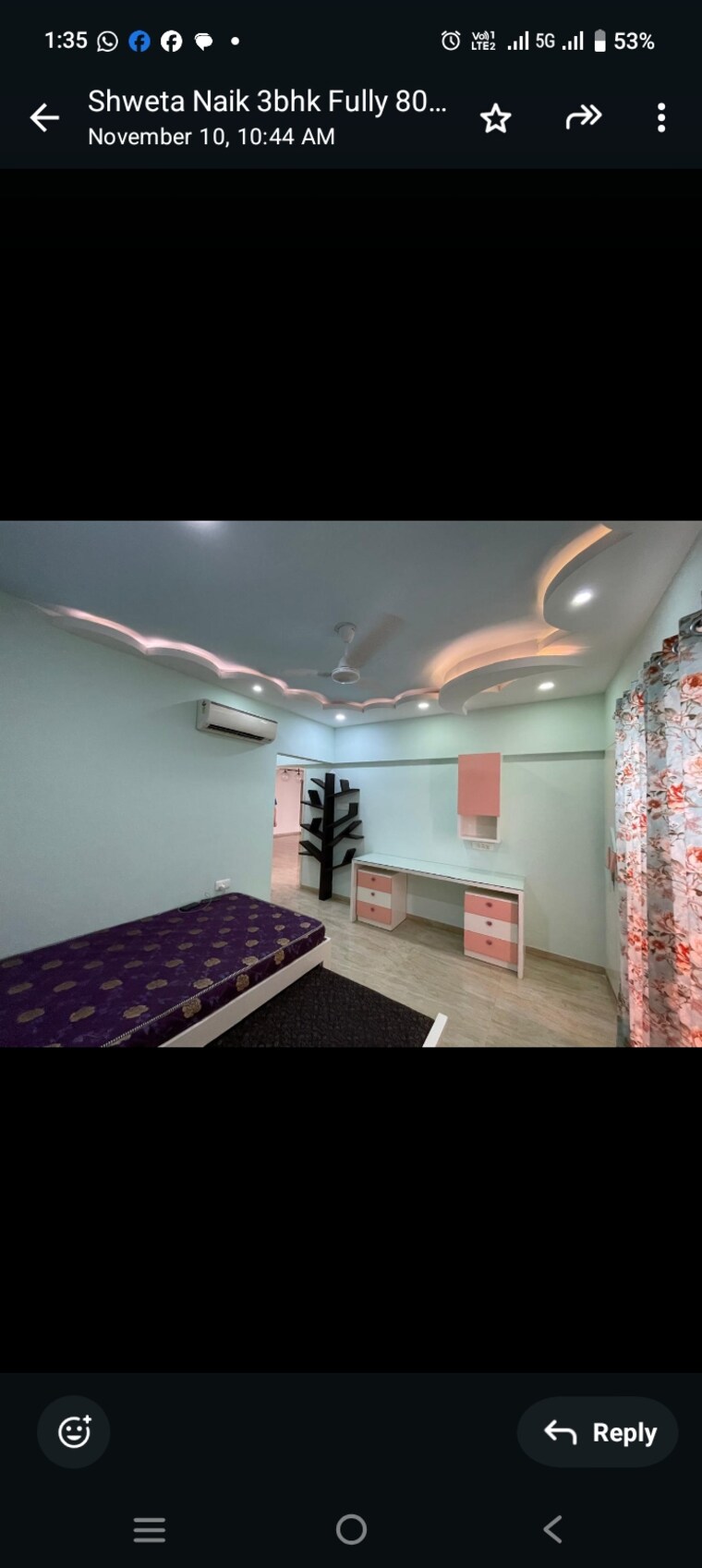 Bedroom, vascon-forest-county 3 Bedroom 1070 Sq.Ft. Apartment In Kharadi Pune 9667404