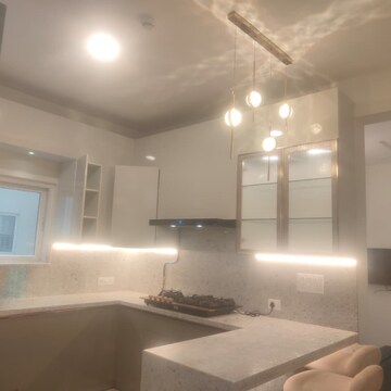 Living Room in 3 BHK Apartment at Thanisandra – for Rent