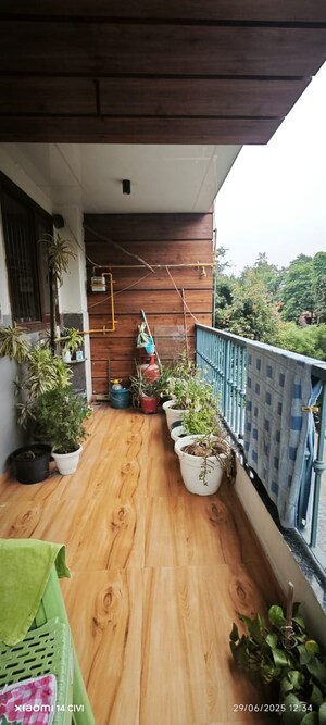 Balcony in 3 BHK Builder Floor at Pratap Vihar GDA Flats, Pratap Vihar – for Sale