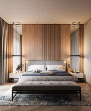 Bedroom in 1.5 BHK Apartment at AKD Tower, Sector 14 – for Rent