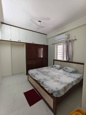 Bedroom in 1 BHK Apartment at Raghavendra Arcade, Kondapur – for Rent