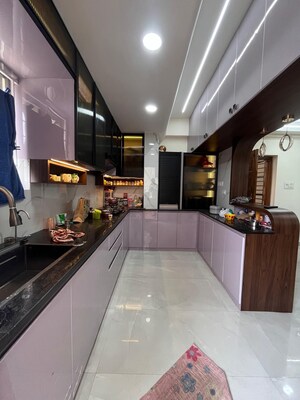 Kitchen in 2 BHK Penthouse at Raghavendra Arcade, Kondapur – for Rent