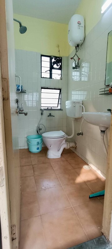 Bathroom in 2 BHK Apartment at Kristi Villa, Chinar Park – for Sale