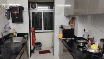 Kitchen in 2 BHK Apartment at Ganga CHS Bhandup East, Bhandup East – for Sale