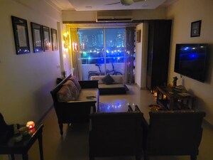 Living Room in 2 BHK Apartment at Lokhandwala Harmony, Worli – for Rent