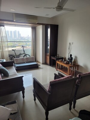 Living Room in 2 BHK Apartment at Lokhandwala Harmony, Worli – for Rent