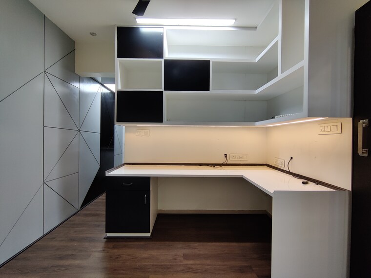 Kitchen, bhartiya-nikoo-homes-phase-2 4 Bedroom 2263 Sq.Ft. Apartment In Thanisandra Main Road Bangalore 9667850