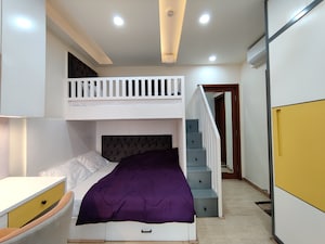 Bedroom in 4 BHK Apartment at Bhartiya Nikoo Homes Phase 2, Thanisandra Main Road – for Rent