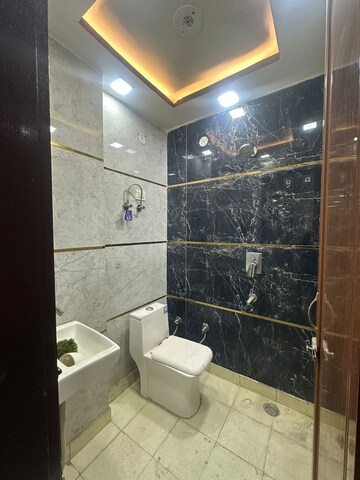 Bathroom in 2 BHK Builder Floor at Dwarka Mor – for Rent