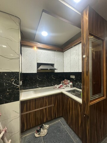 Kitchen in 2 BHK Builder Floor at Dwarka Mor – for Rent